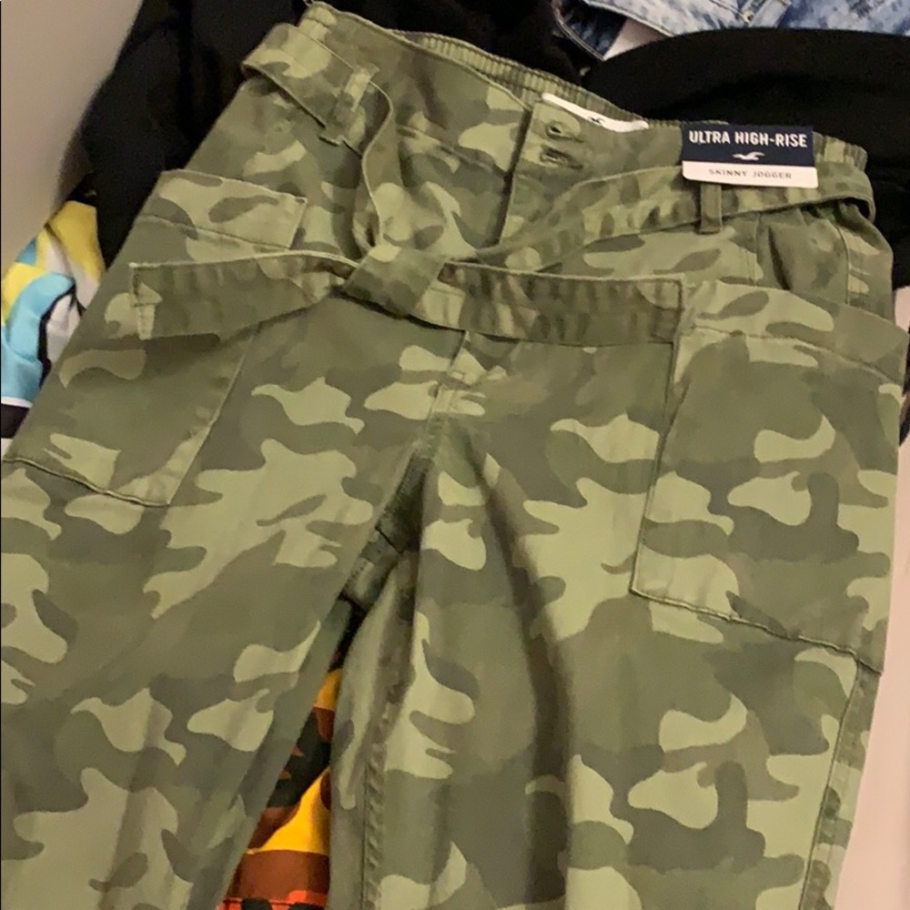 High rise skinny joggers